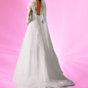 Robe de mariée manches 3/4